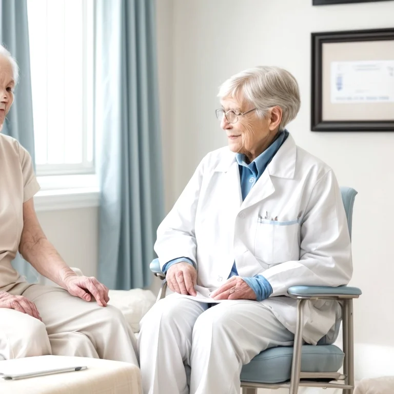 Physiotherapie während Rehabilitation